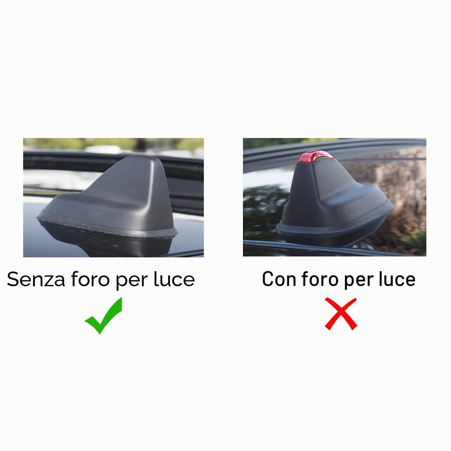 MINI F54 F60 2014-2023 copertura antenna per Mini Cooper ONE/S/JCW Serie F Clubman F54 Countryman F60(Union Jack Nero, antenna senza luce)