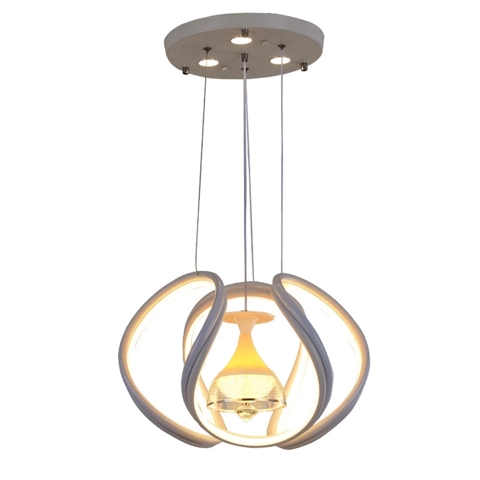 Lustre LED de 170W à tête unique avec suspension réglable en alu