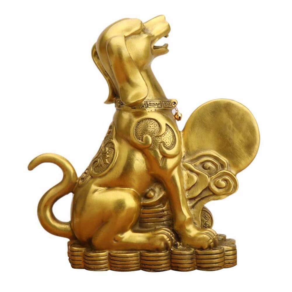 Rzeźba Ogrodowa, Figurki Słonia, Chińskie Figurki Z Czystego Mosiądzu, Figurki Zodiaku, Figurki Dekoracyjne Feng Shui Do Domu I Biura, Rzeźba Bogactwa I Szczęścia, Miniatura