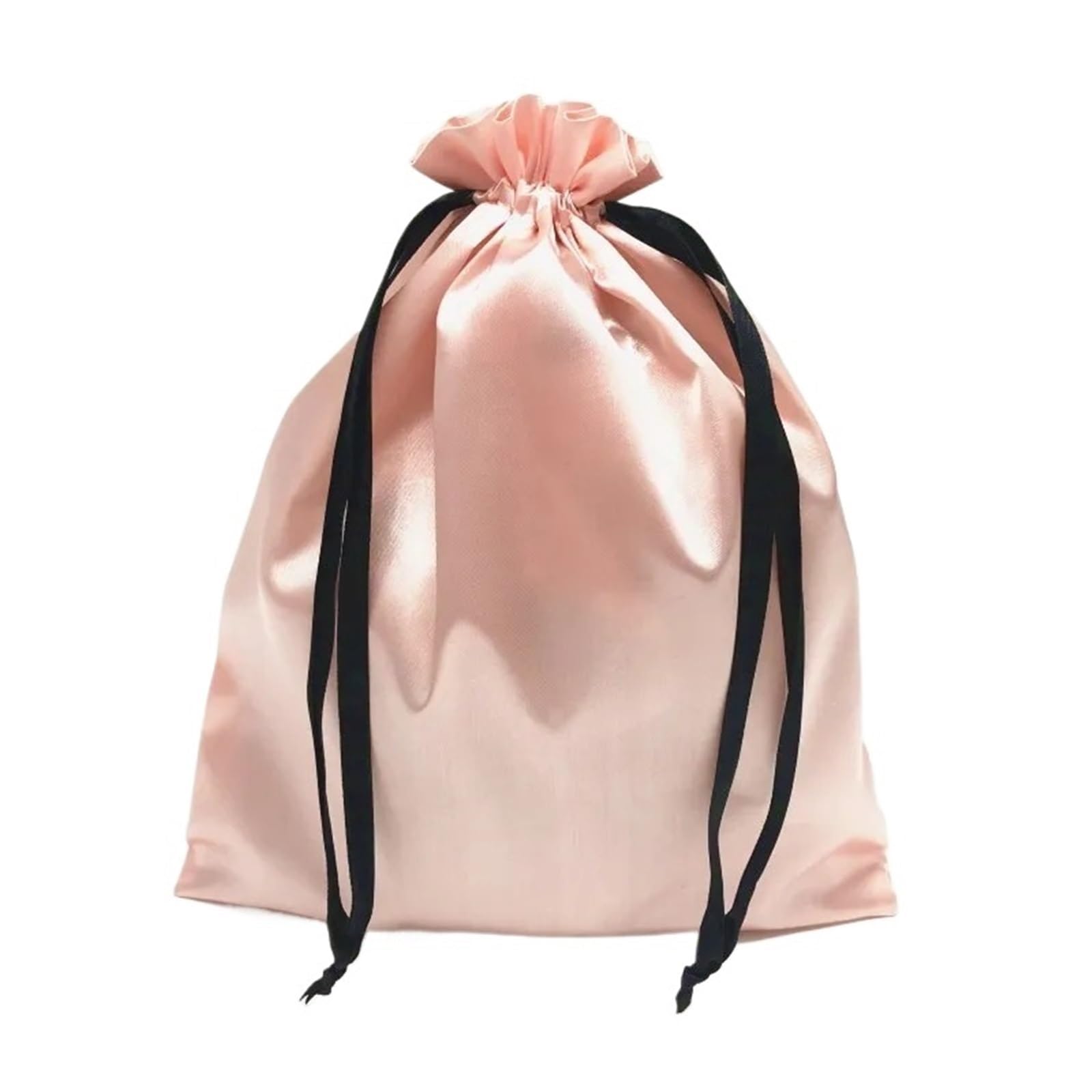Satin Packaging Bags Satin Extensions Hair Bags Ribbon Drawstring Luxry Goods Silk Packaging Pouches Makeup Case Shoes Cloth Wigs Storage Bag(JCBSD200 A170,13x18cm)