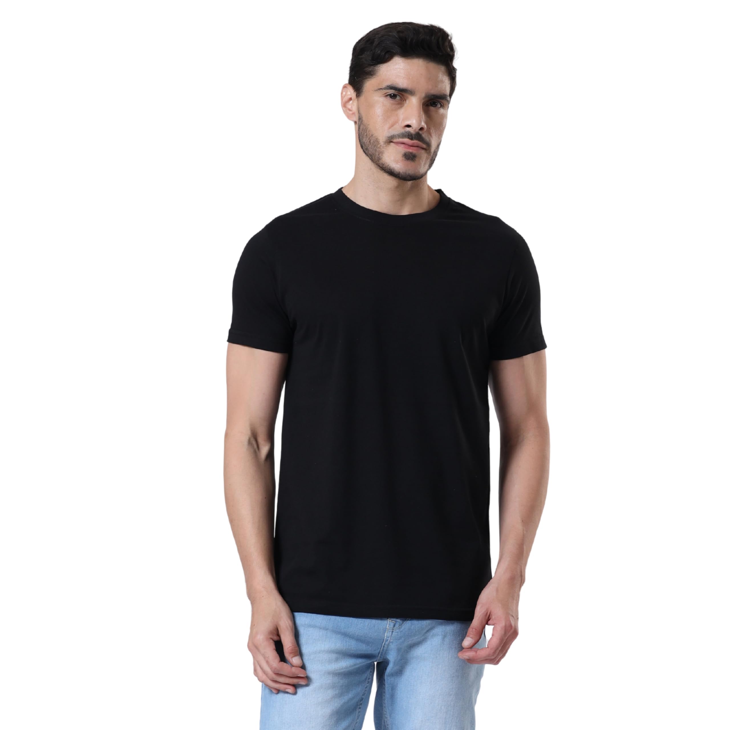 Polo Collared Regular Fit Sleeveless Full Length T-Shirt for Men 33-image-26