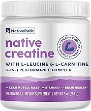 nativepath creatine monohydrate powder with l-leucine and l-carnitine reviews Native Path Creatine®