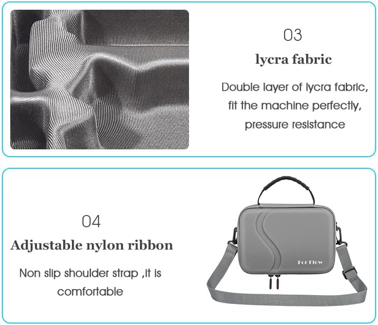 Miniatura 8 de Funda de transporte para Insta360 Flow ProInsta360 Flow, funda rígida de viaje para Insta360 Flow CreatorPro Kit de trípode, accesorios de cardán