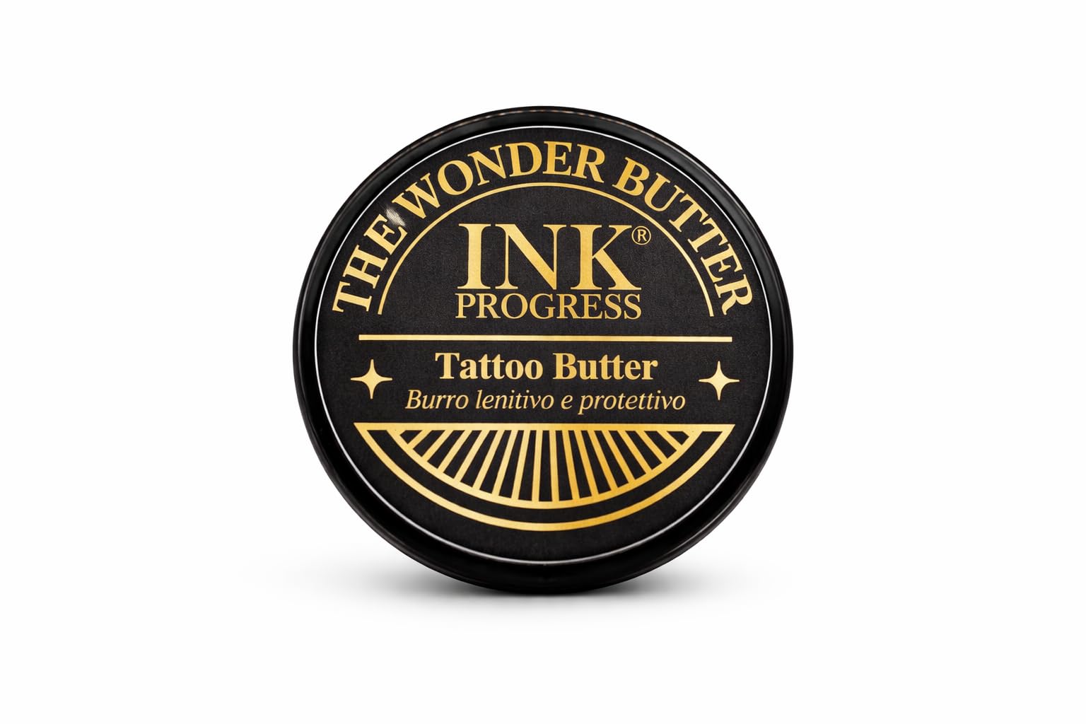 INK PROGRESS – Burro Tattoo 50 ml– Crema Per la Cura del Tatuaggio - Burro di Karitè - Made in Italy – THE WONDER BUTTER – Post Tatuaggio - Protezione Tatuaggio - Guarigione Tattoo