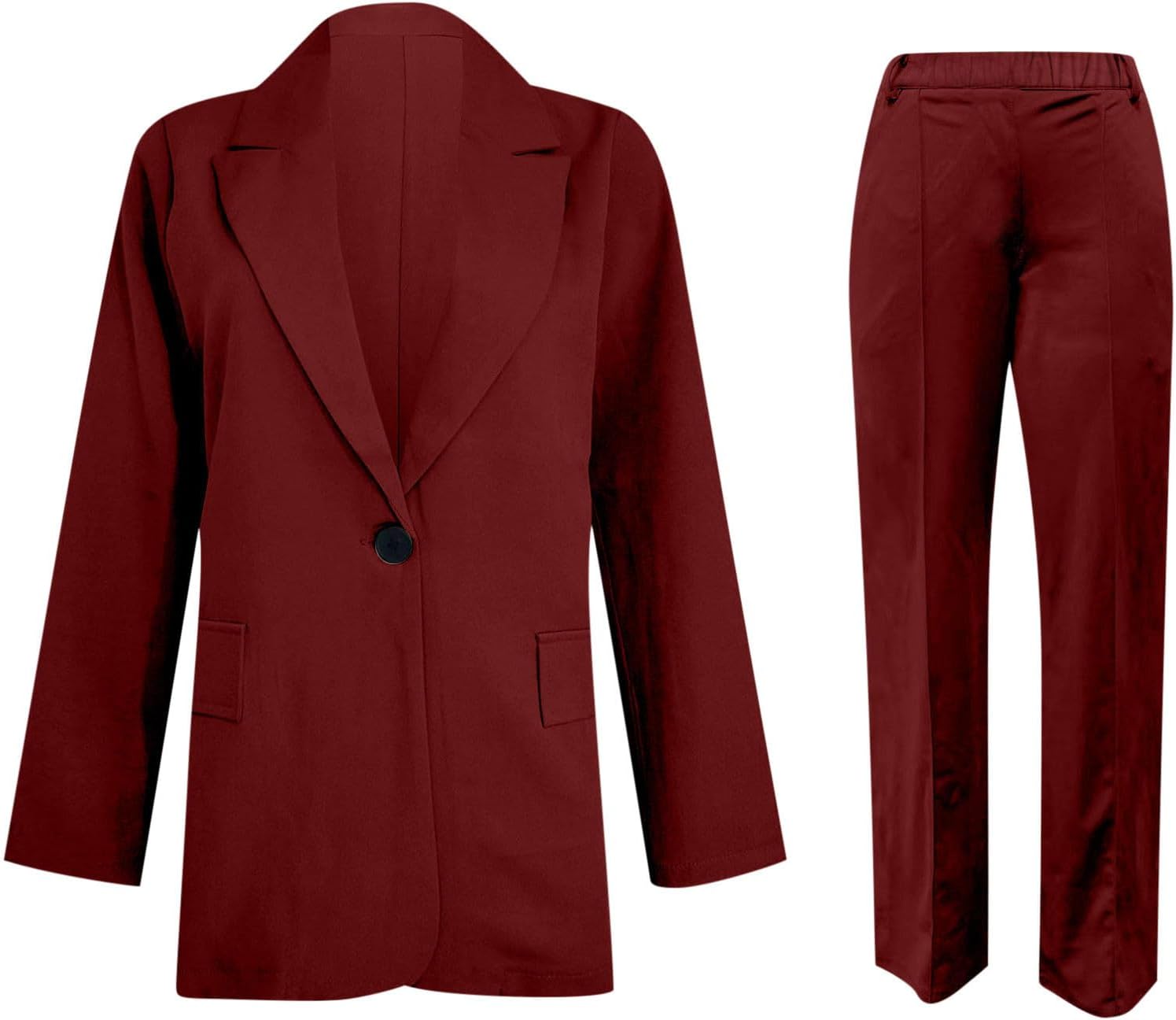 Women's Two Piece Sets Pants Suits Dressy Business Casual Outfits Professional Blazer Pantsuits Set Work Office 2026