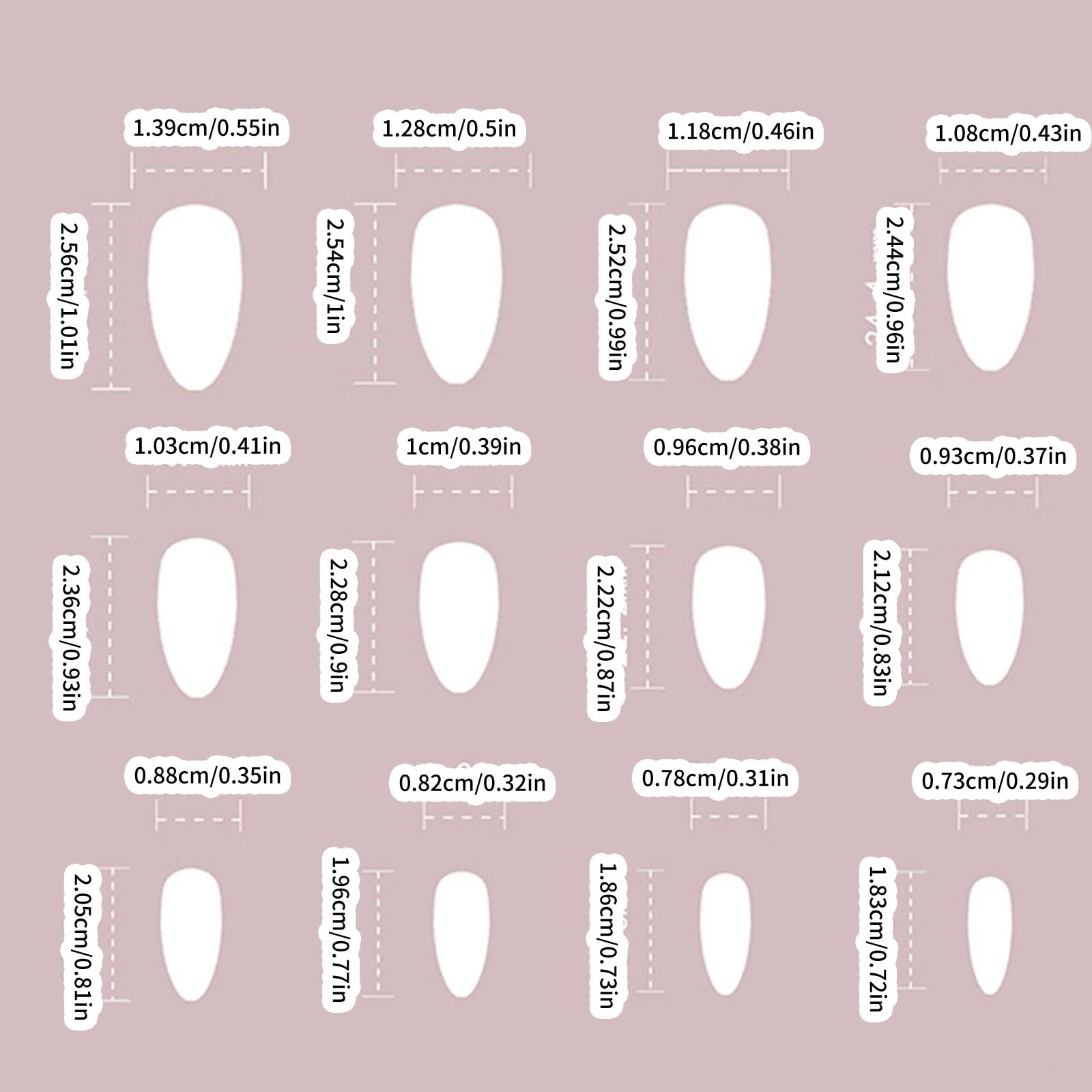 Argento Francese Tip Press On Nails Breve Mandorla Full Covers Unghie finte Semplice Stick On Nails Semplici Unghie Artificiali