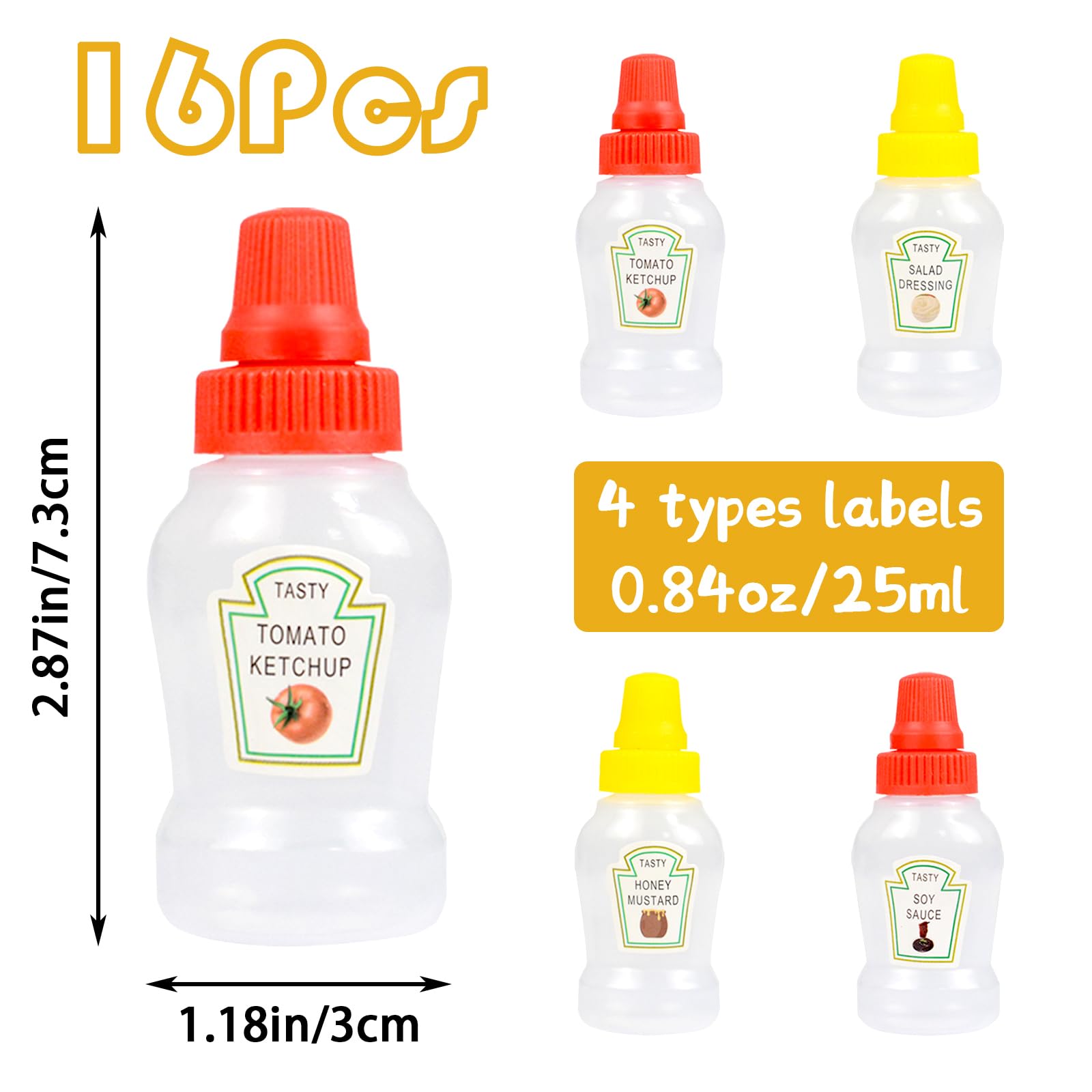 10 Pièces Bouteilles en Plastique à Presser Petites Jets Sauce Condiment Ketchup Mayo Huile Kits 100ml acheter à prix bas - livraison gratuite, avis réels avec des photos