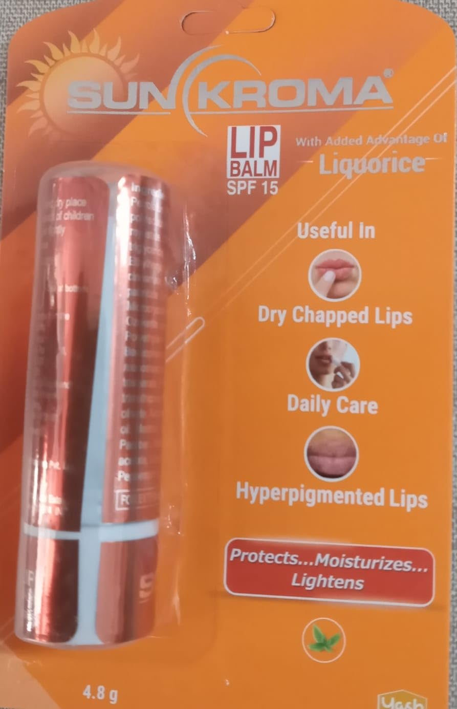 Sunkroma SPF 15 Lip Balm – 4.8 gm | Sun Protection Lip Balm with Vitamin E | Hydrates & Prevents Sunburn on Lips-image-21