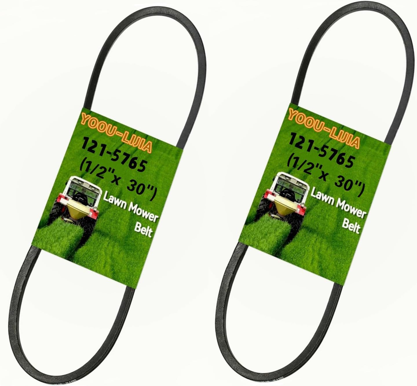 121-5765 Drive Belt 2-Pack – Compatible With Toro Timemaster