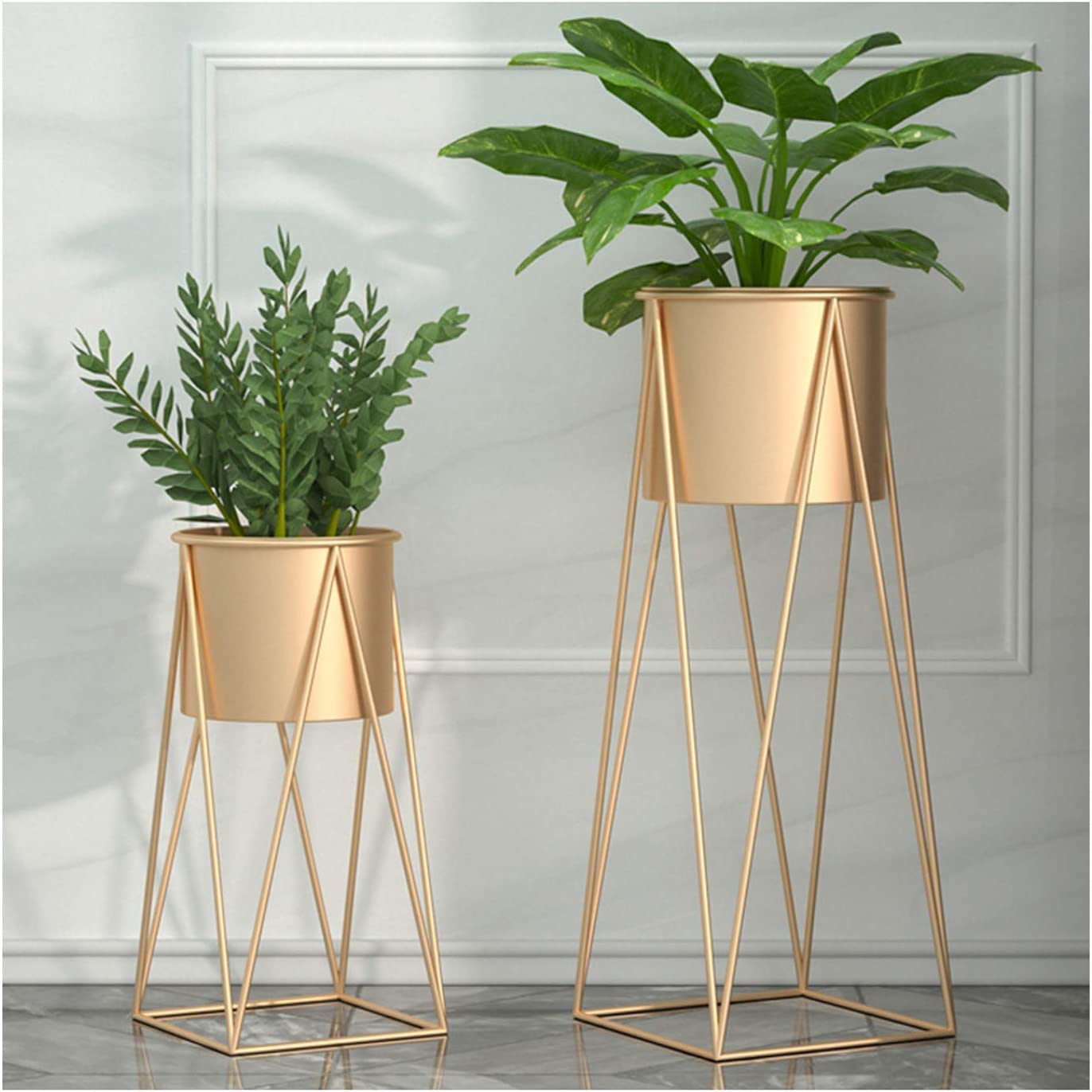 New Mark Impex Gold Wrought Iron Flower Stand Classic Flower Stand Metal Flower Pot Stand Indoor Outdoor Home Garden Patio Indoor Outdoor (B0B833GKV6) Amazon Price History, Amazon Price Tracker