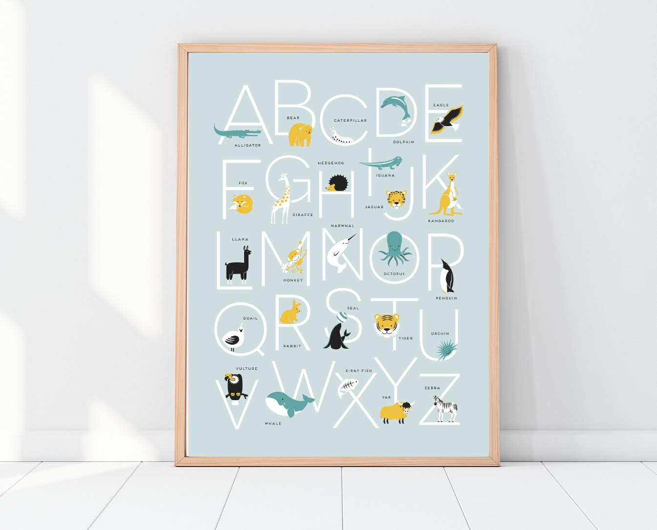 Amazon.com: Kindred Sol Collective Animal Alphabet Poster for Kids
