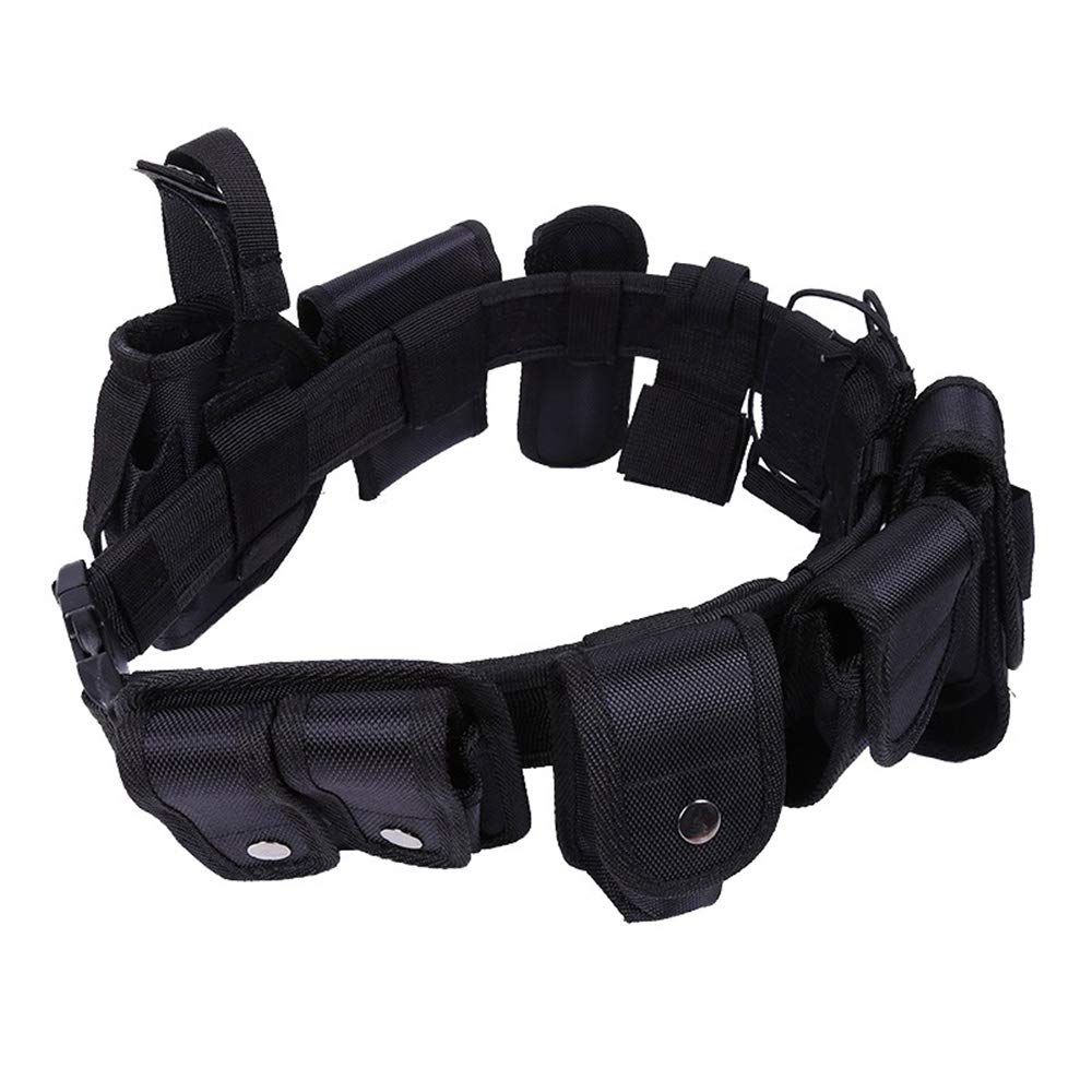 Outdoor Sports Gear Airsoft Equipment Hunting Shooting 10 in 1 Tactical Belt with Pouches