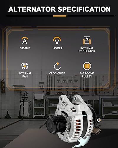Vista 11 de ROADFAR Reemplazo del alternador para Toyota 2006-2008 para RAV4 11201