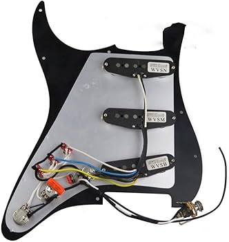 Amazon | エレキギターのピックガードピックアップ STシングルコイル