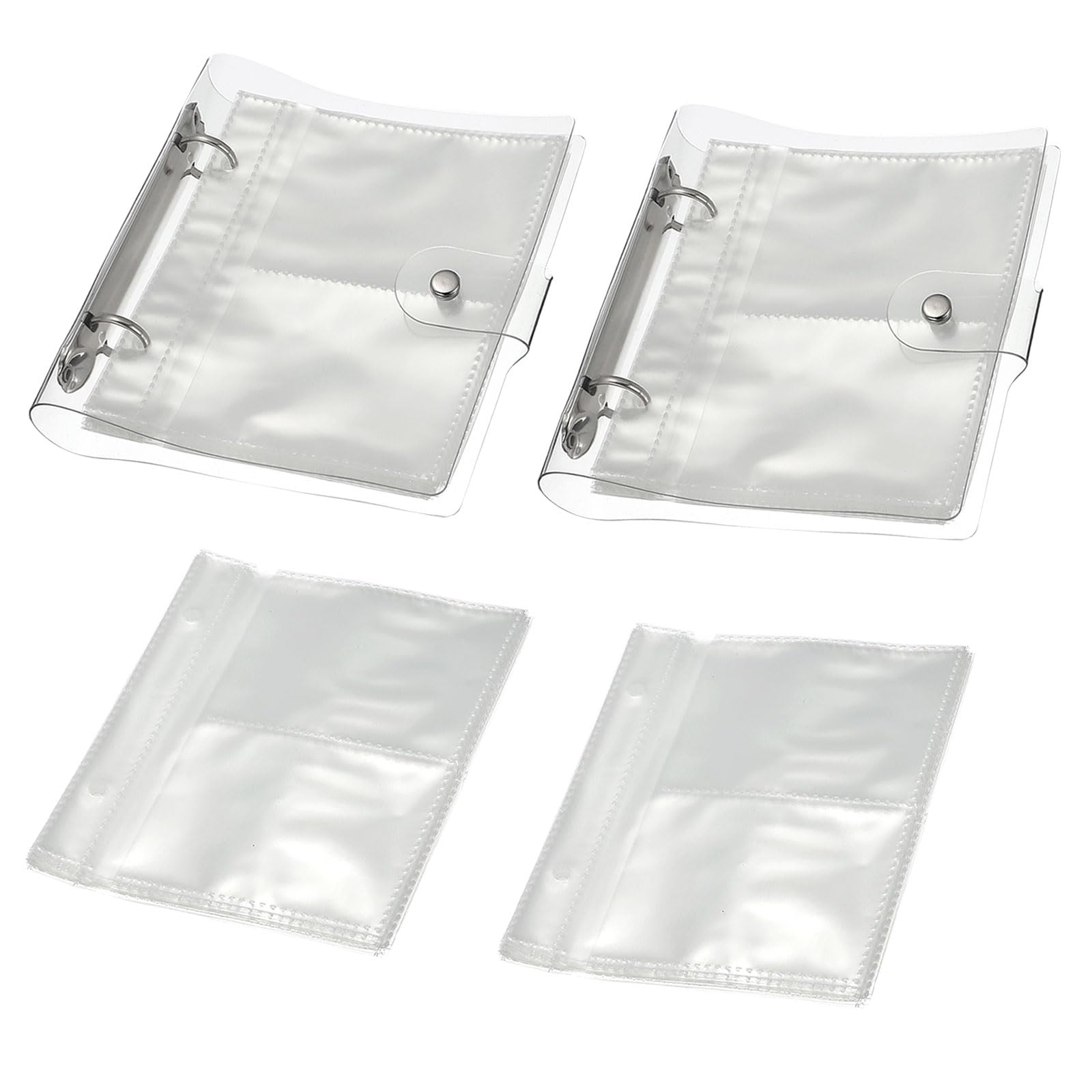 Album photo transparent 200 poches avec 50 recharges