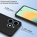 Pikkme Tecno Spark GO 2024 Back Cover Camera Protection Shockproof Soft Matte Silicone Back Case for Tecno Spark GO 2024 (Black) gallery image