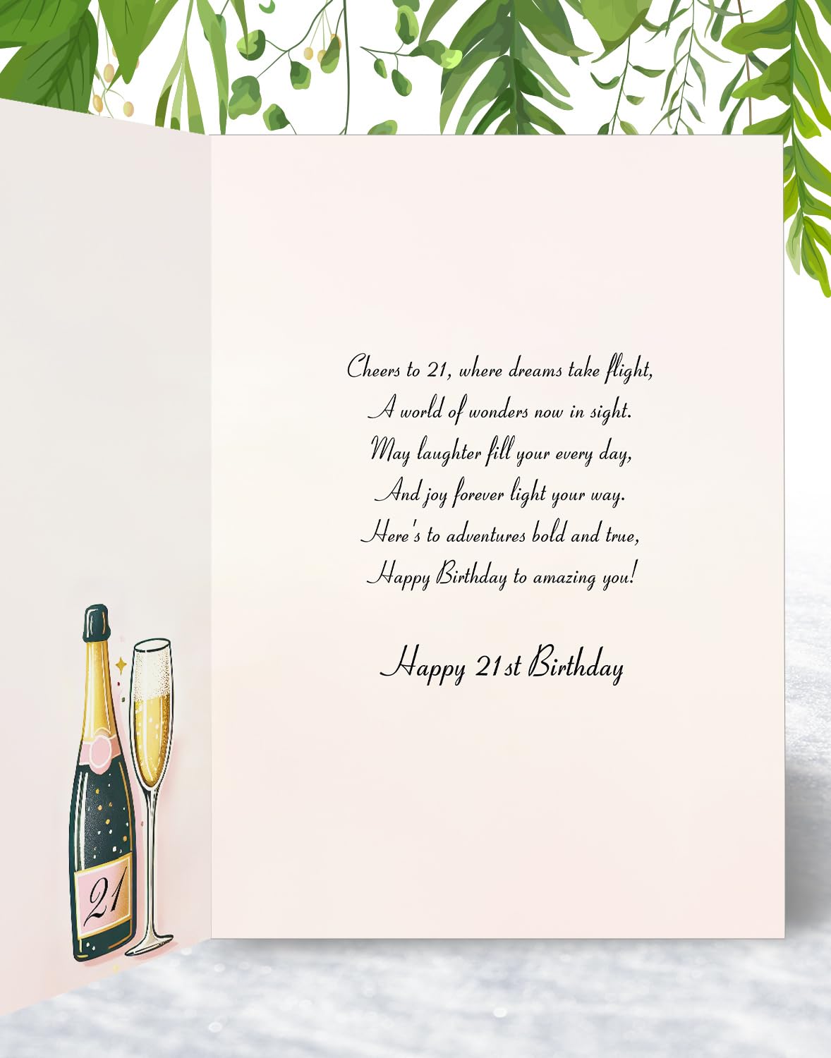 Tarjeta De Feliz Cumpleaños Número 21 Para Hija, Tarjeta De Cumpleaños  Número 21 Para Hija, Tarjeta, image size:1178x1500