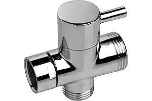 Cleanstream Diverter Switch Shower Valve with Enema Shower Hose Attachment