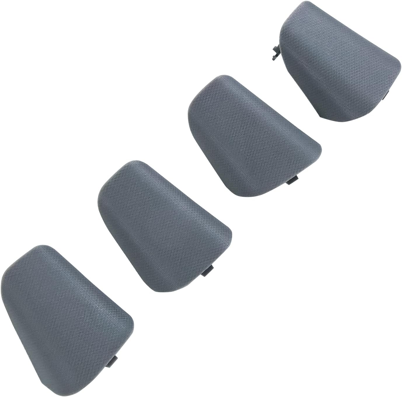 COOL STAR FL3Z-1531459-AA Driver and Passenger Side Upper and Lower Windshield A Pillar Trim Cap Cover Compatible with Ford F-150 F-250 F-350 F-450 F-550 2015-2022 Gray Replace FL3Z1531459AA