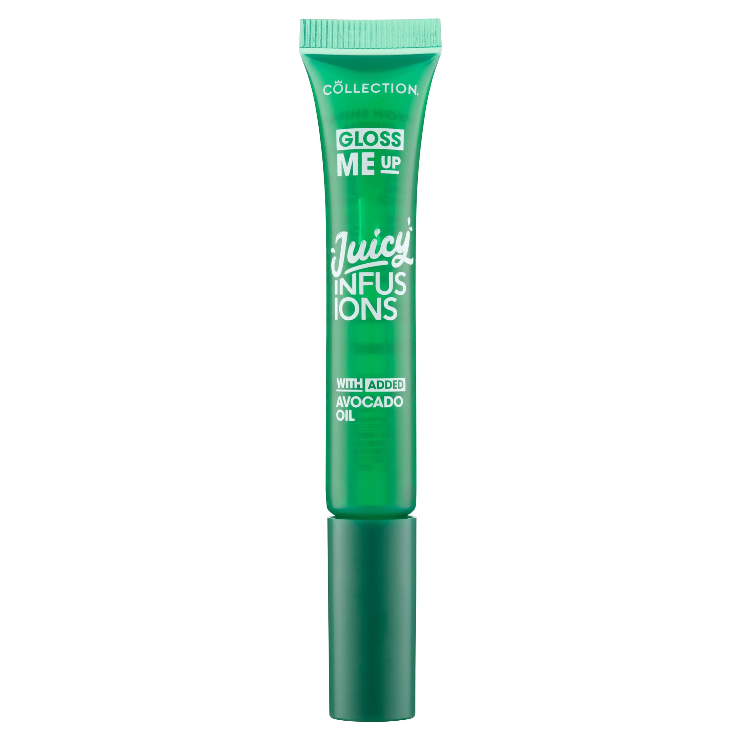 Collection Cosmetics Gloss Me Up Juicy Infusion Kiwi Lip Gloss, With Added Avocado Oil, Hydrating, For Dry Lips, Fruity Scented, 9ml