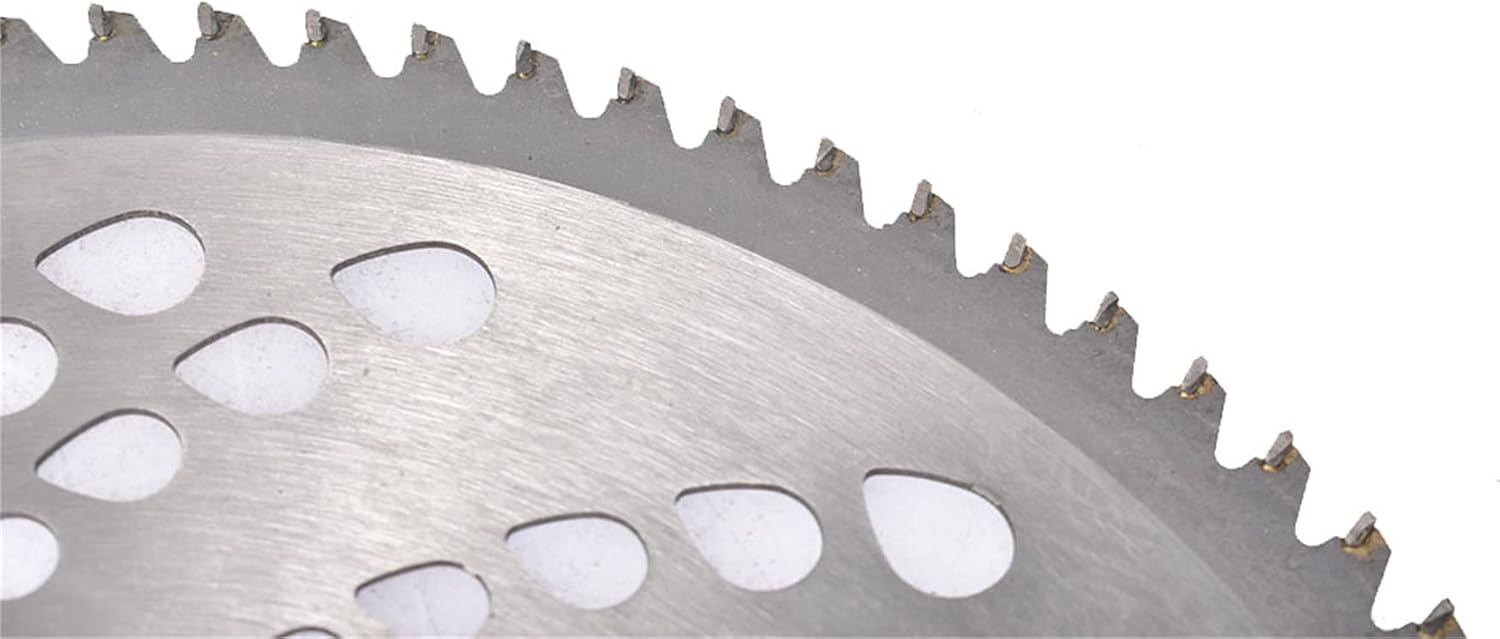 WFLNHB (2-Set 10 x 80T Carbide Chainsaw Tooth Steel Brush Cutter Blade-Replacement for Cutter, Trimmer, Weed Eater, Made from Premium Stainless Steel That Lasts Long image 5