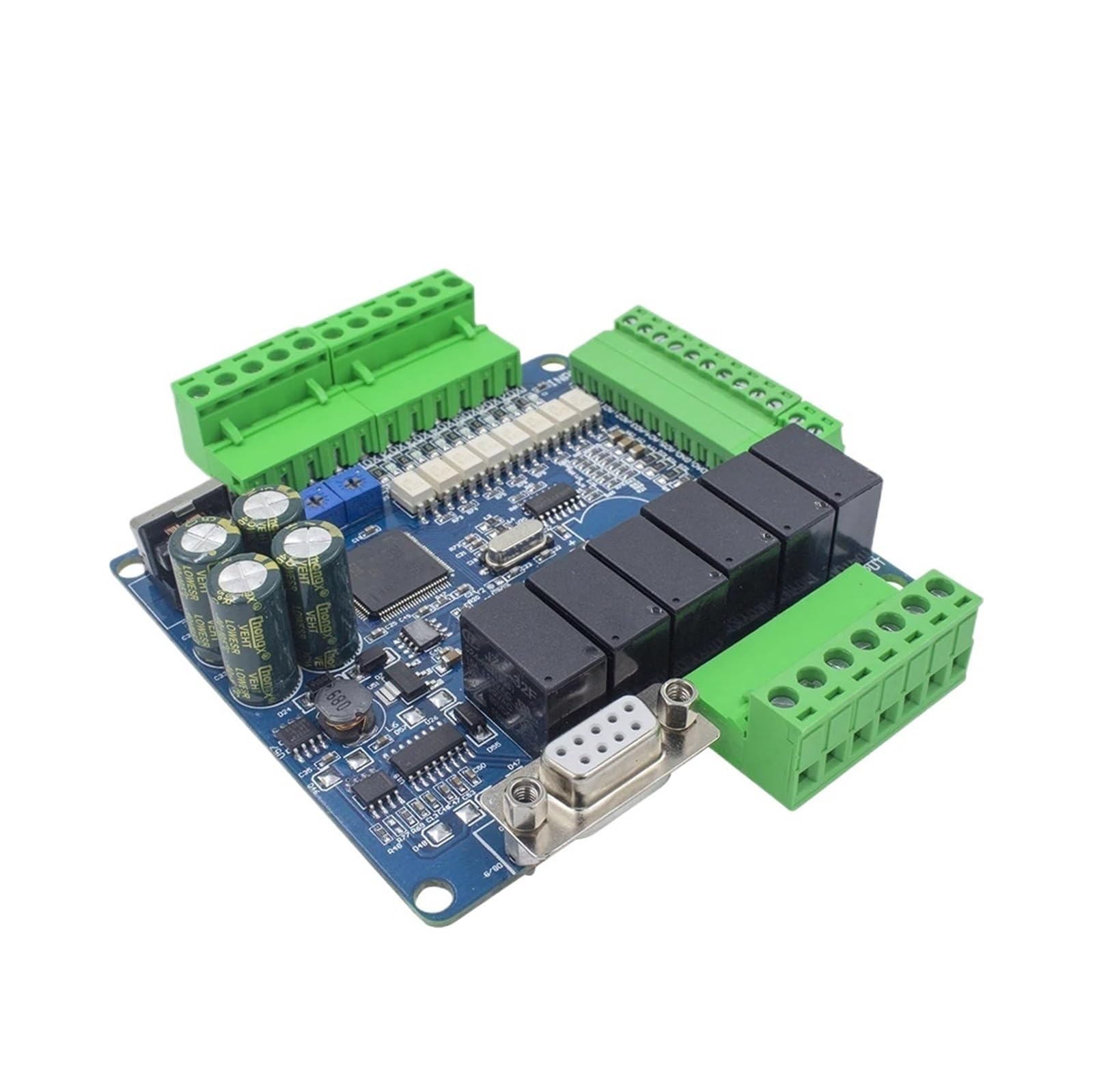 controllore Logico programmabile FX3U-14 24 48 32MR/MT relè Uscita Transistor Controllore Logico RTU Modbus RS485 RTC Uscita impulsi NTC Analogico Incluso(FX3U-48MT)