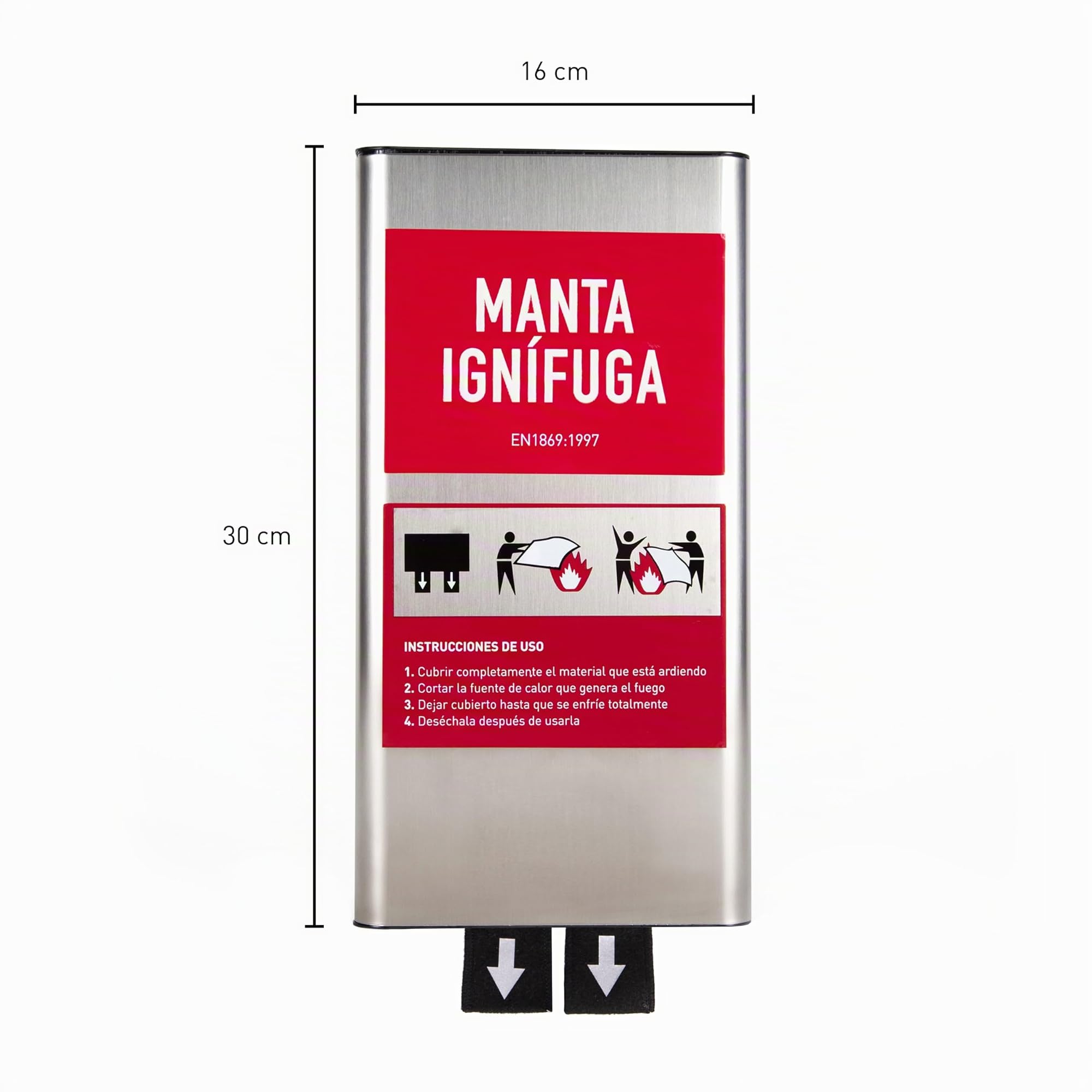 TEXFIRE Manta Apagafuegos EN 1869 CE RIPCI Armario INOX
