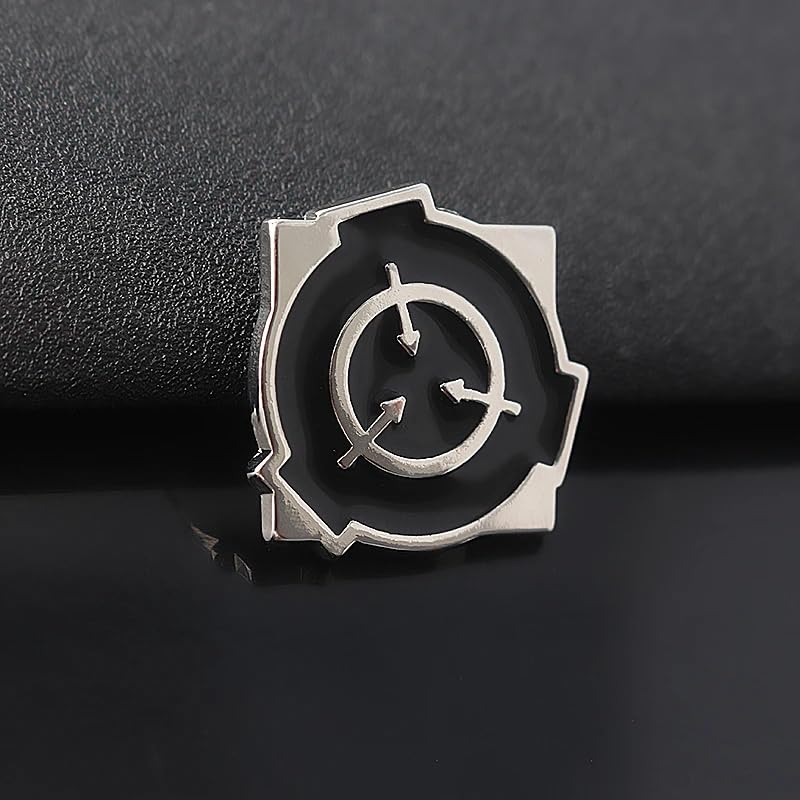 New 2024 Secret Laboratory Scp Foundation Brooch Special Containment Procedures Metal Brooch Pin Windbreaker Hat Bag Jewelry Fashion Accessories Creative Gift, As Pic, TH01-T05-P6554