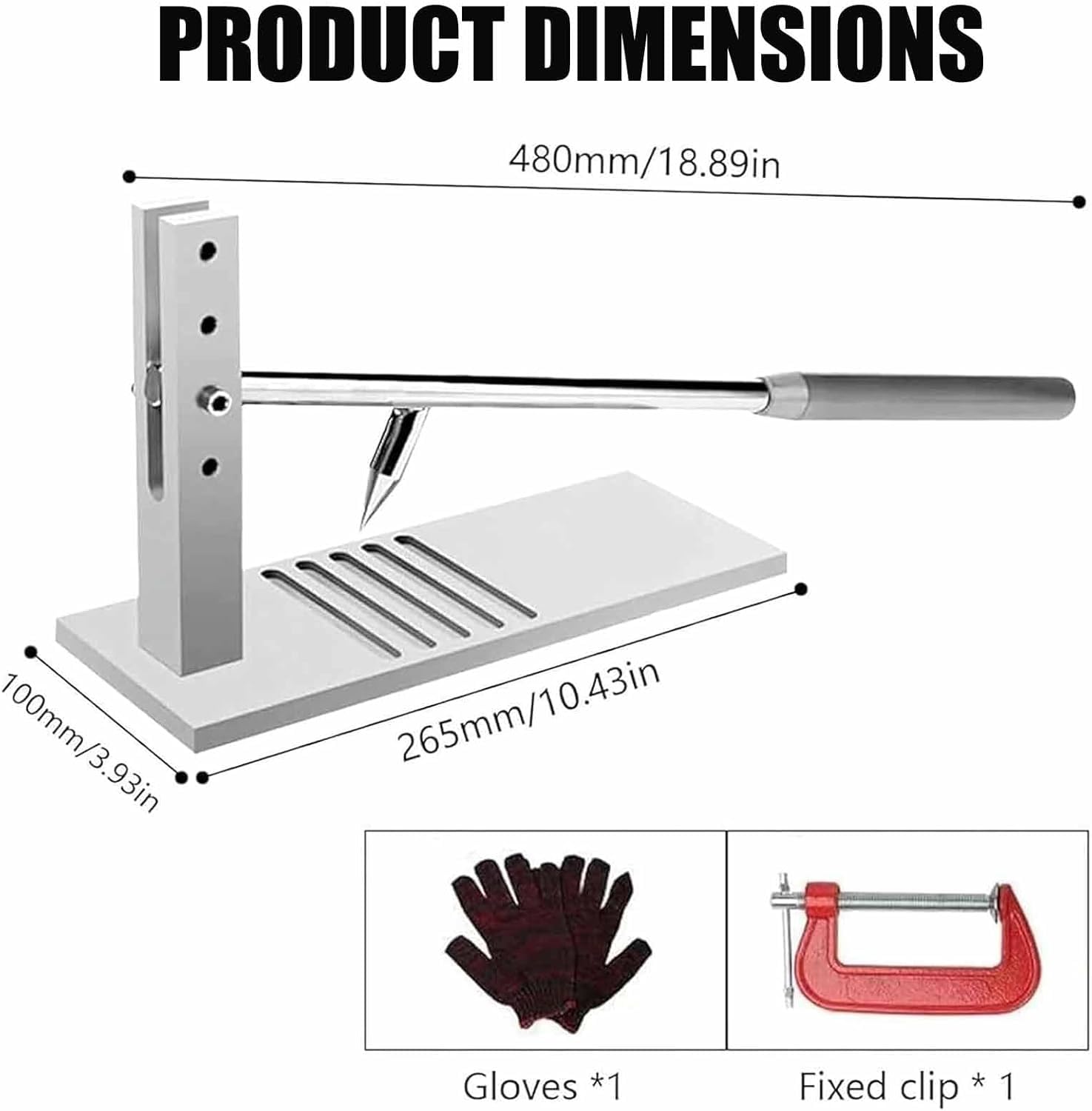 Strumento per aprire ostriche, regolabile, con guanti, clip di fissaggio, supporto stabile, facile da pulire, per casa, cucina, ristorante, buffet