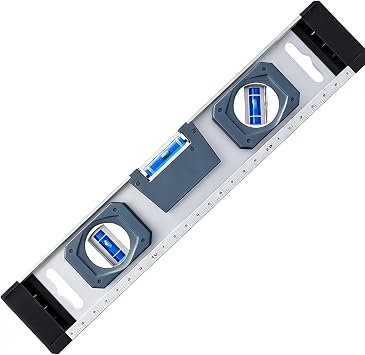 Level 16 inch,Solid,Powerful Magnetic,Aluminum Alloy,3 Bubble Level,Metric Scales.