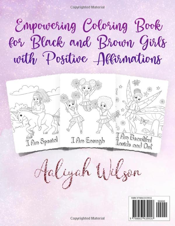 Miniatura 2 de I Am Positive Affirmations for Kids Self-Esteem and Confidence Coloring Book for Girls Diversity Books for Kids