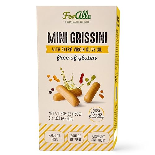 For Alle Gluten Free Mini Grissini with Extra Virgin Olive