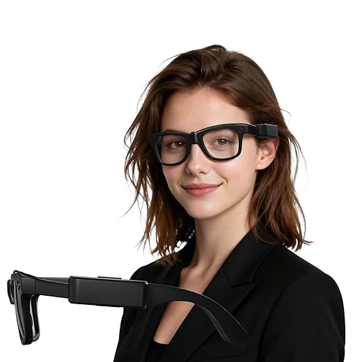 Portable Charger for RayBan Meta Gen2 Smart Glasses, Ultra-Light Wearable Mini Charger for Wayfarer, Headliner, Skyler, Clip-On Portable Accessory for Meta AI Glasses with USB-C Cable, Black