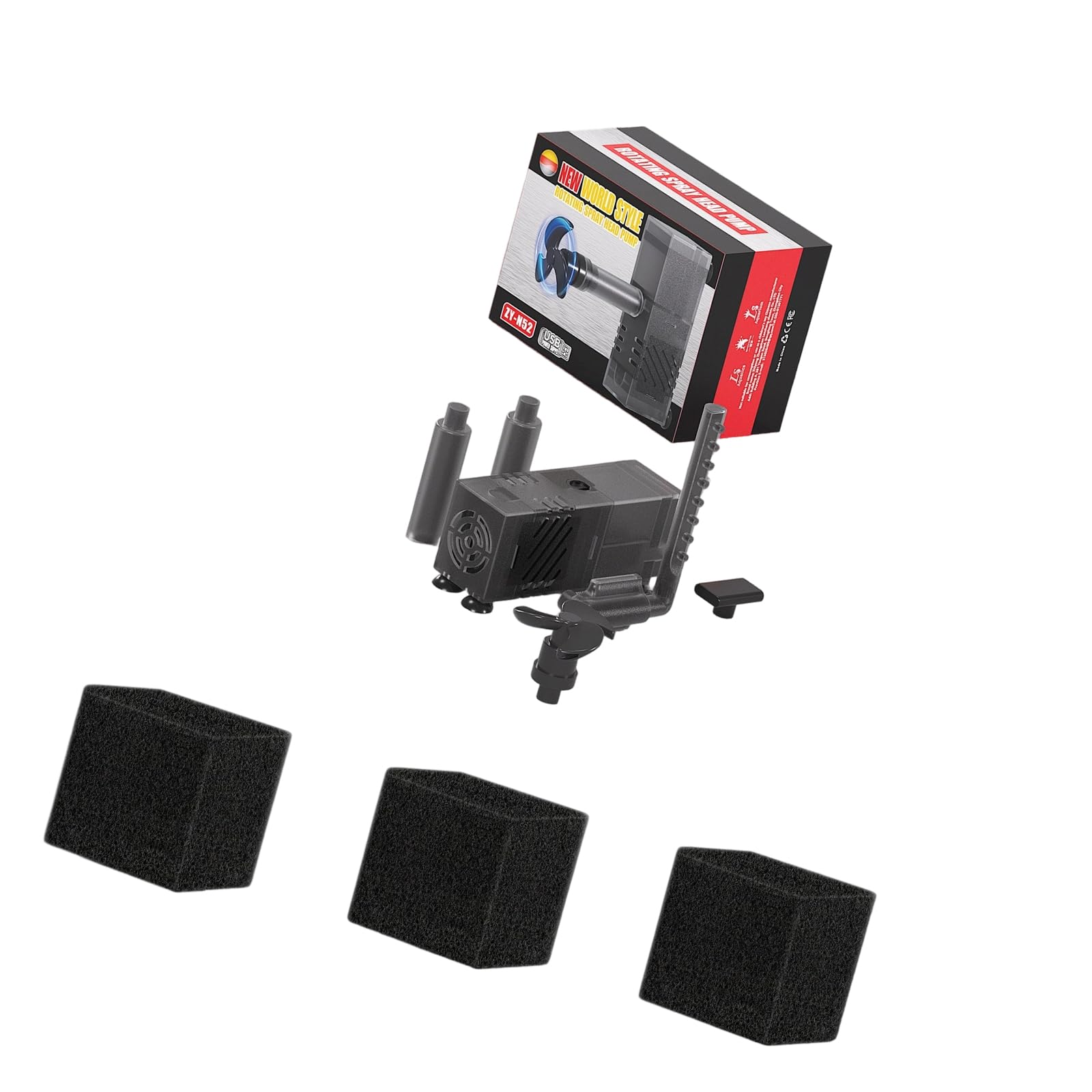 NEWFT Efficient USB Engine with Current Feature and Low for Fish Tanks