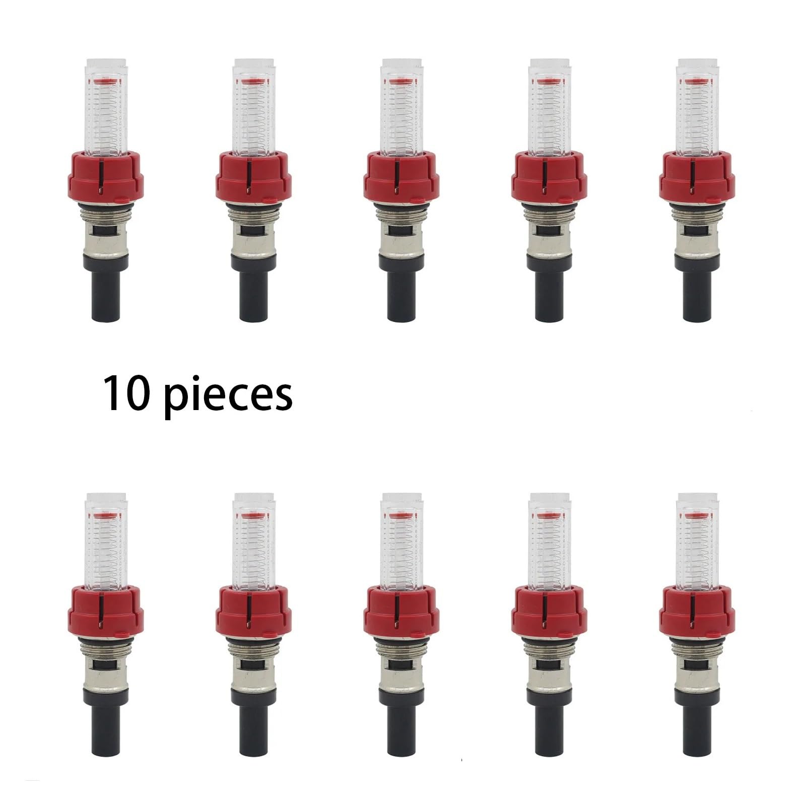 1/5/10/20 Piezas - Medidor de Flujo del colector calefacción por Suelo Radiante/medidor Ufh regulador(20 Pieces)