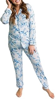 Conjunto de pijama de franela para mujer, ropa de noche, para el hogar, ocio, lazo, amor, color sintético, pantalones para dormir