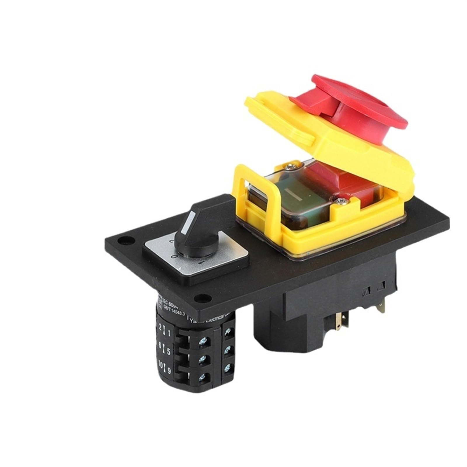 YCZ4-C electromagnético 400V subtensión protección contra cortes de energía herramienta de jardín interruptor de botón de parada de emergencia con conversión KJD18