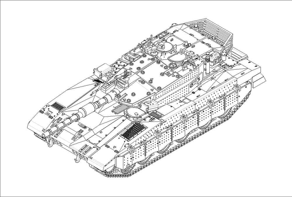 Trumpeter 1:72 - Israeli Defence Force Merkava Mk.3Baz