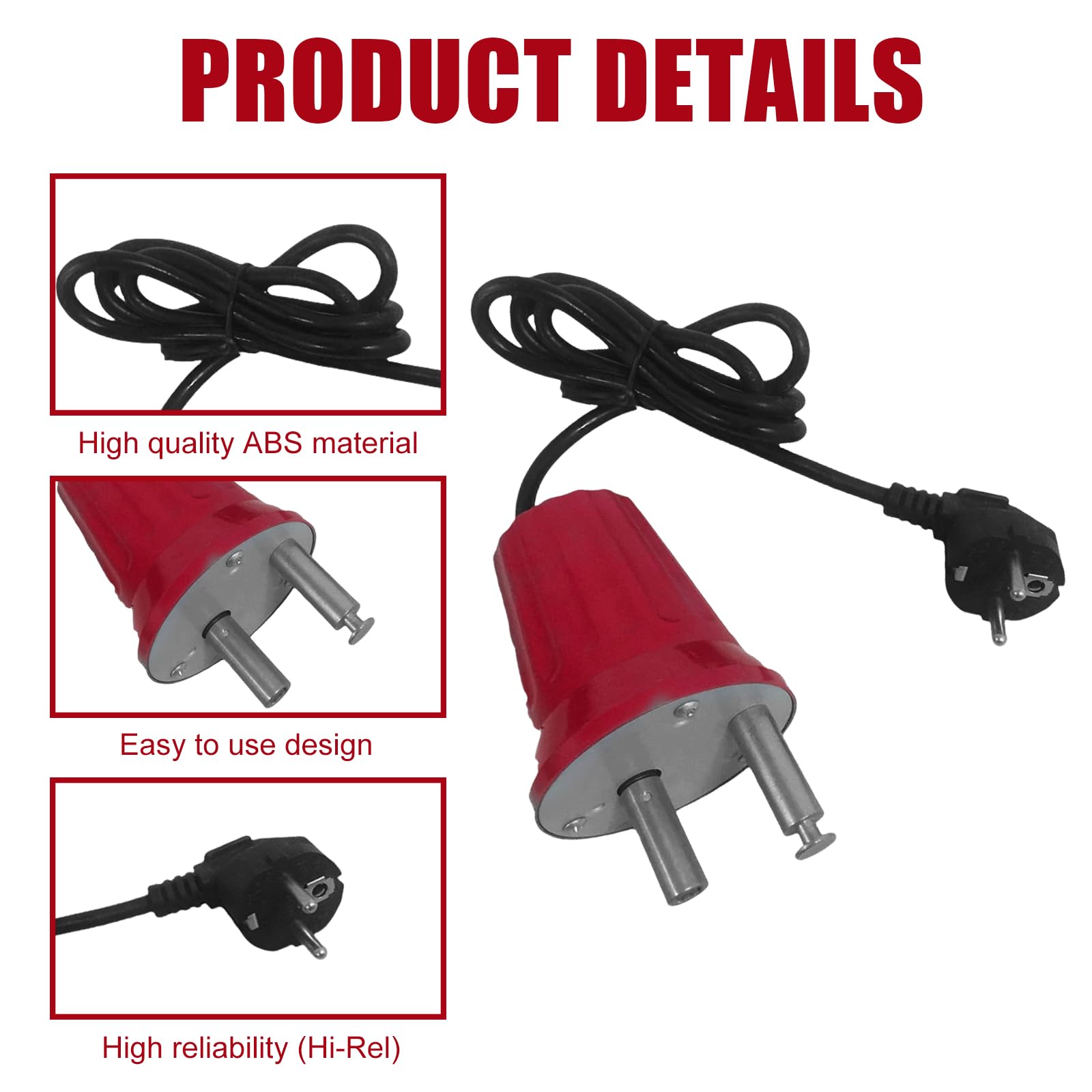 GOMETY Moteur de Gril FD801B, Moteur électrique pour Barbecue, Moteur Rotatif pour Barbecue extérieur, 220 V-240 V CC, pour rôtisserie, rôtissoire, tournebroche, Accessoires pour Grils électriques