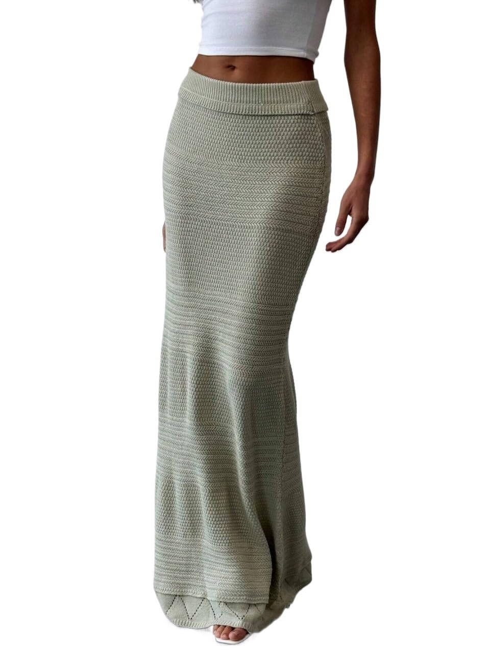 Elegant Summer Skirt Womens Basic Versatile Trendy Skirt