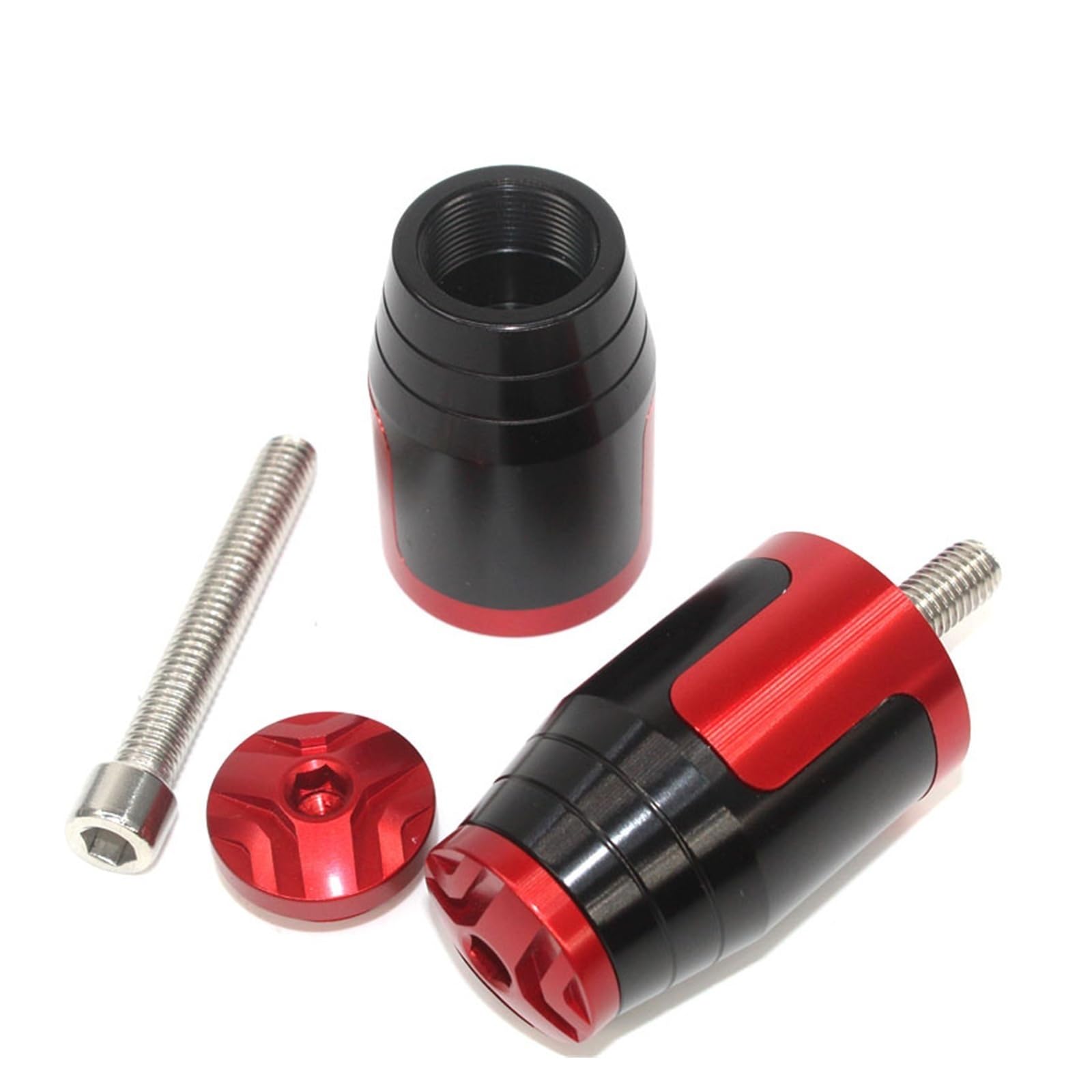 Tappi Manubrio In Lega Per Moto Honda NSS350 Forza350 2023 - Terminali Decorativi Acciaio - Coppia - Foto 5