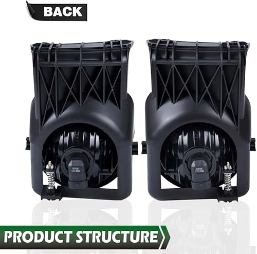 Vista 46 de GRAND ORANGE Luz antiniebla compatible con Chevy Cruze 2016 2017 2018 (no apto para modelos manuales Lt o manuales diesel) proyector de conducción