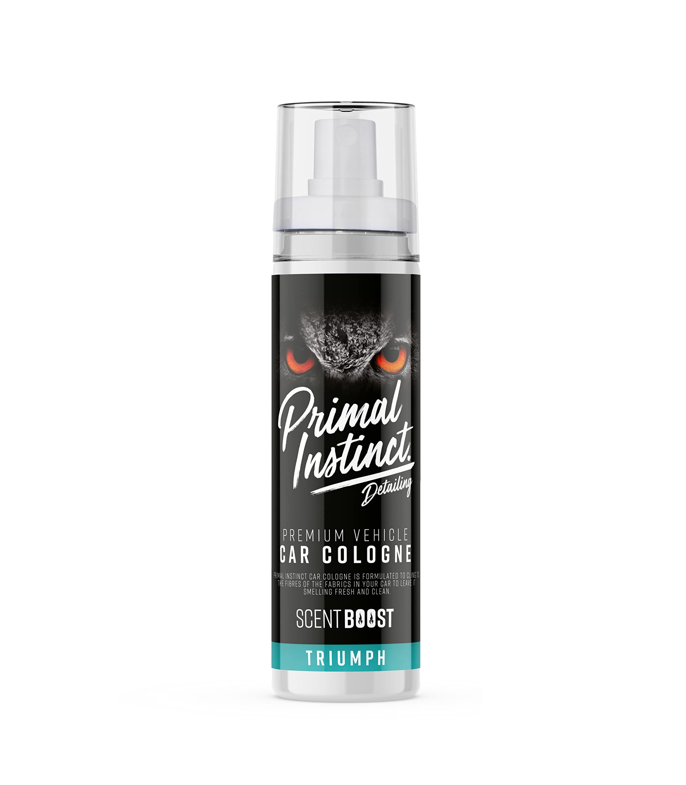 Primal InstinctCar Cologne Spray Scent Boost Perfume Vehicle Air  Freshener Inspired by Creed Fragrance, Clear, 100ml