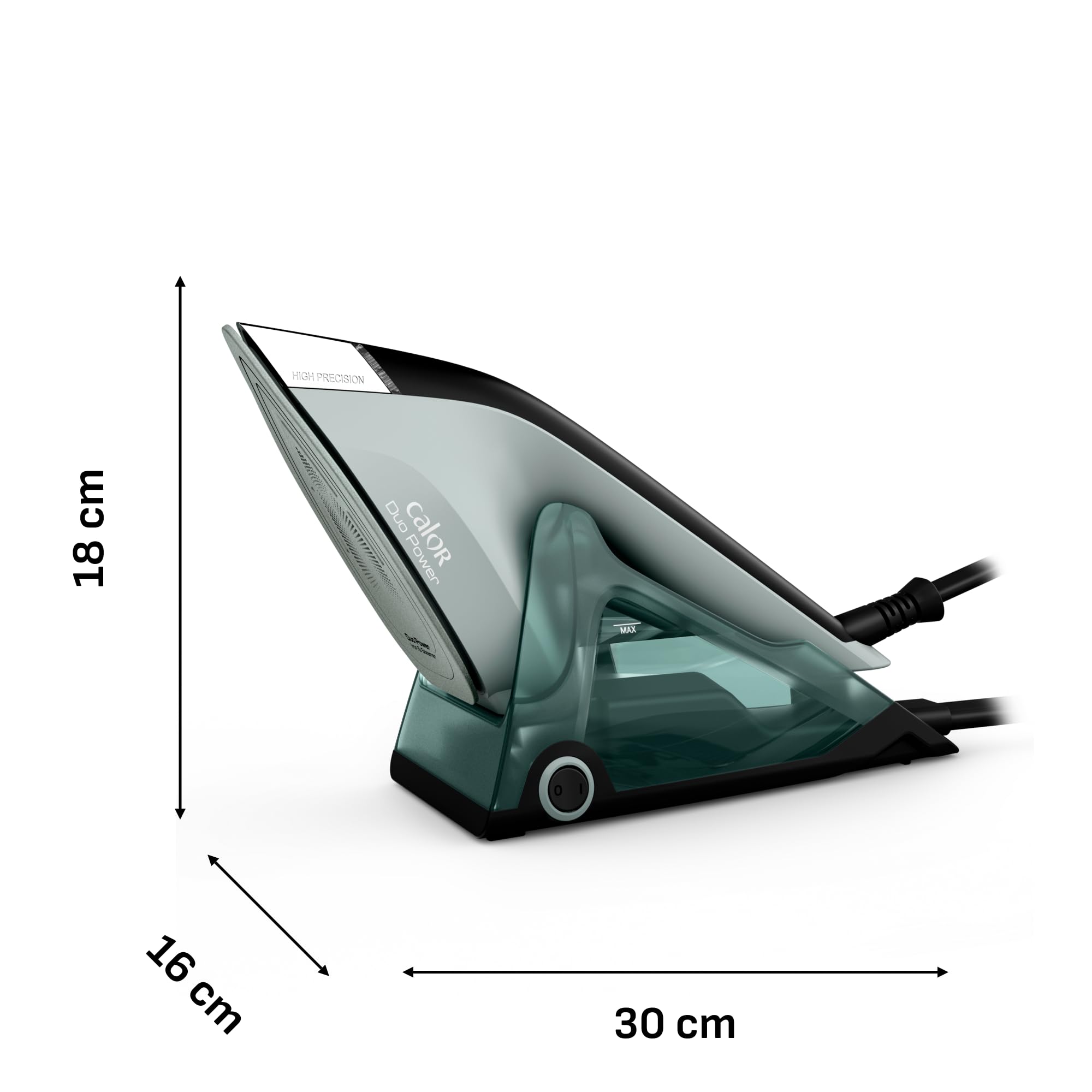 Calor, Duo Power 2 en 1, Plancha a vapor y plancha de ropa, fácil de usar, rápido y eficiente, sin ajustes, plancha extra ligera, JF4031C0