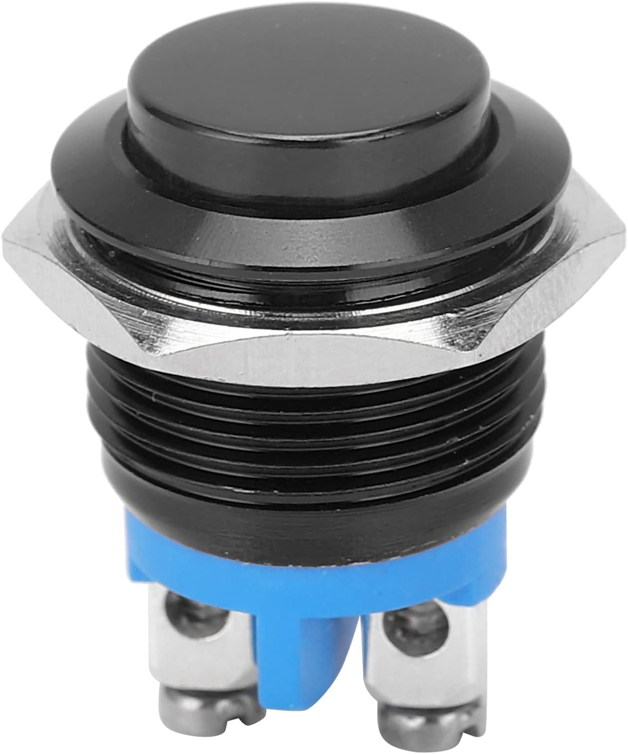 Interrupteur à Bouton-Poussoir en Métal, 220V 16mm Étanche en Acier ...