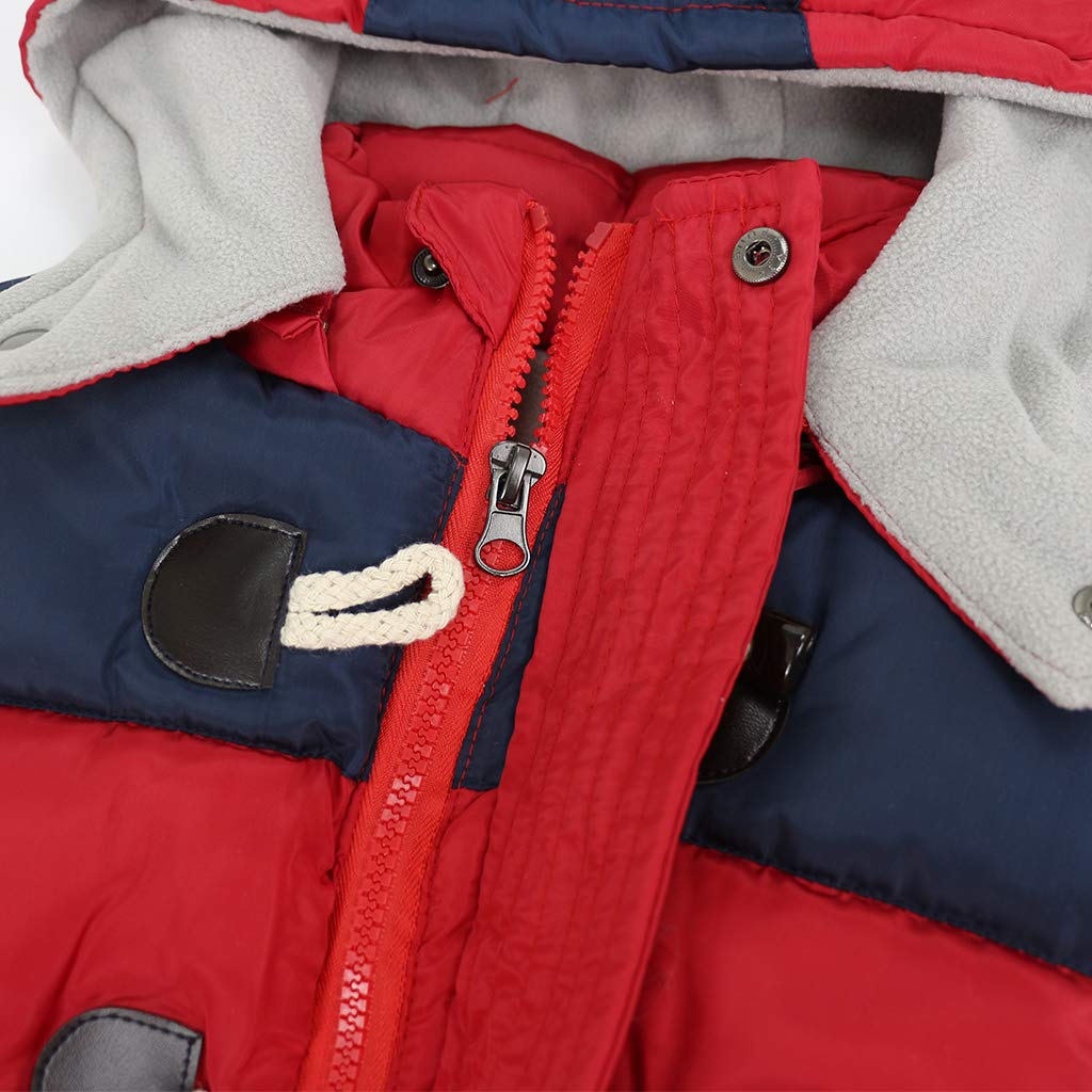 JiAmy Niños Chaleco Chaqueta Chaqueta Sin Mangas Chaqueta Invierno Abrigos con Capucha Chaqueta para 2-6 Años