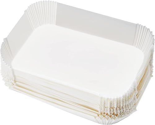 Miniatura 5 de Forro de papel desechable para freidora de aire Ninja Dual Air, 90 forros de papel para freidora de aire, forros de pergamino para Ninja DZ201,