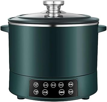 3 L Lifting Sugar Removal Rice Cooker, Low Sugar Rice Cooker with Low Carb Rice Steamer Basket, 5 Speed Adjustable,Easy-to-Clean, for Family UseGreen,One Size