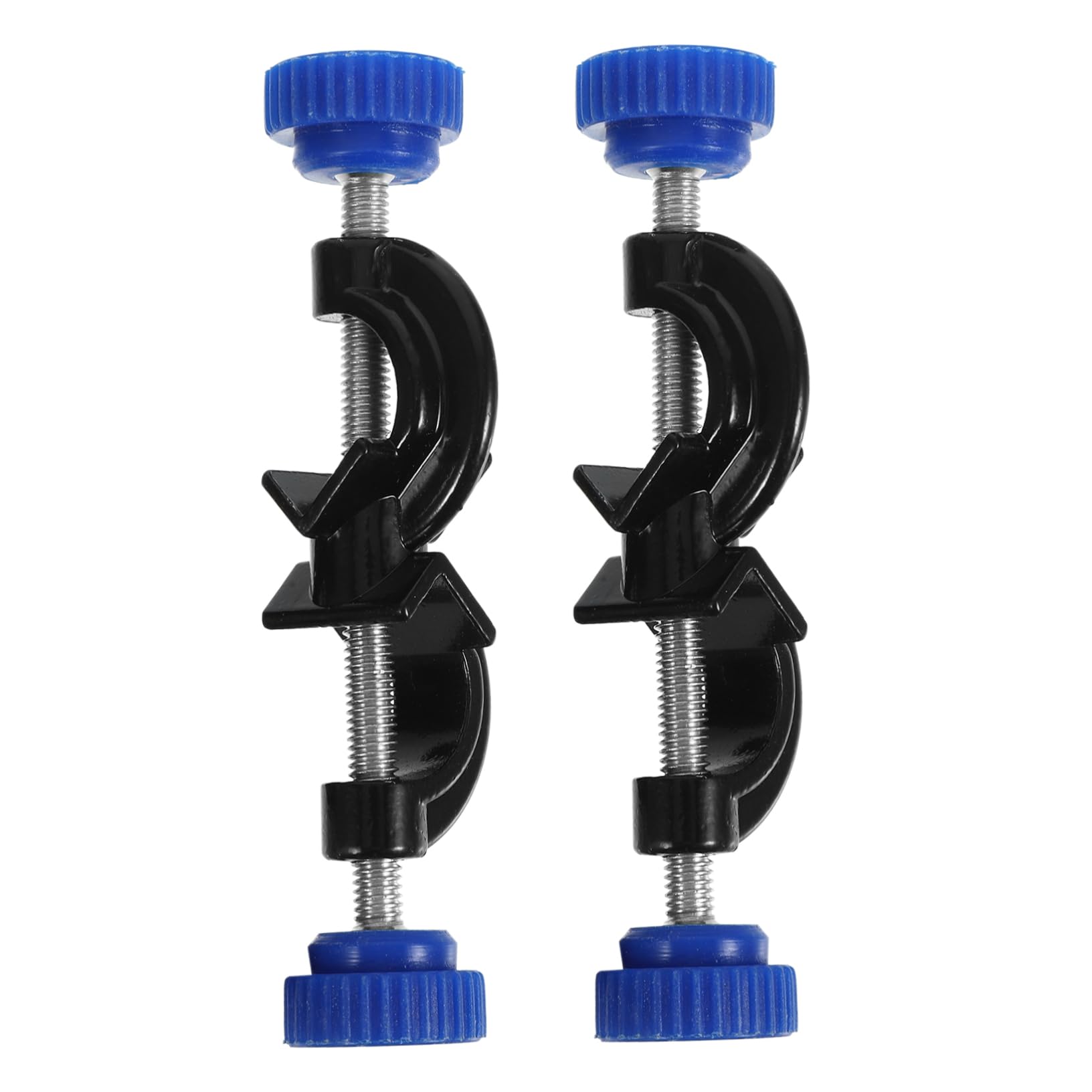 Unomor 2Pcs Heavy Duty Lab Cross Clip Clamp Fixture for Stand Rack Reliable Boss Head Holder for Laboratory Use Clip Holder for Research and Testing