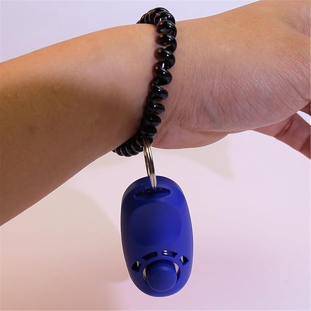 Foto 3 de 8 de MHADBKH Clickers - Entrenamiento para perros y mascotas con llavero y botón para el comportamiento